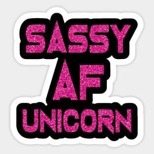 Sassy Af Sticker